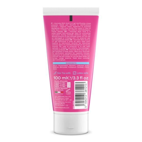 Lubrifiant anal Intymate Wish Anal de 100 ml