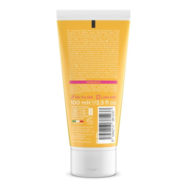 Lubrifiant chauffant Intymate Wish Hot de 100 ml