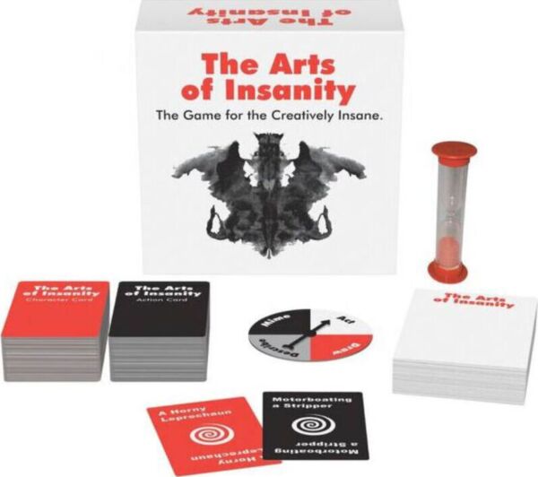 Boîte du jeu de soirée pour adultes Kheper Games The Arts of Insanity