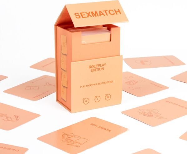 Jeu de cartes pour couples Secret Play Sexmatch Roleplay Edition, avec sa boîte