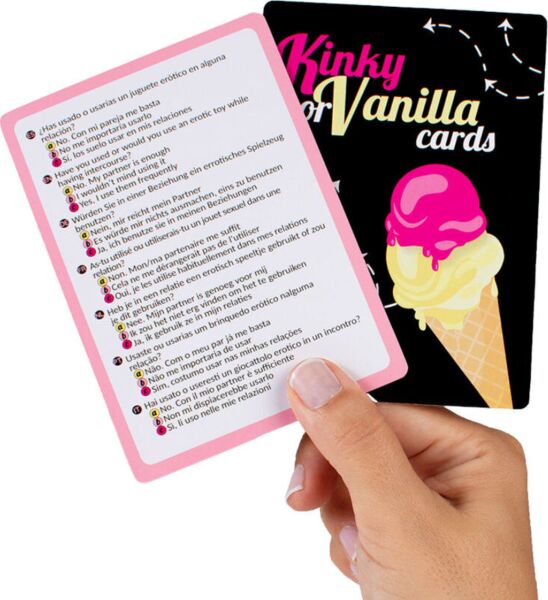 Jeu de société érotique Secret Play Kinky or Vanilla, avec sa boîte