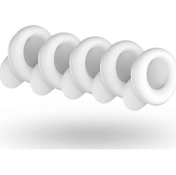 Kit de cinq embouts en silicone blanc pour le Satisfyer Number Two