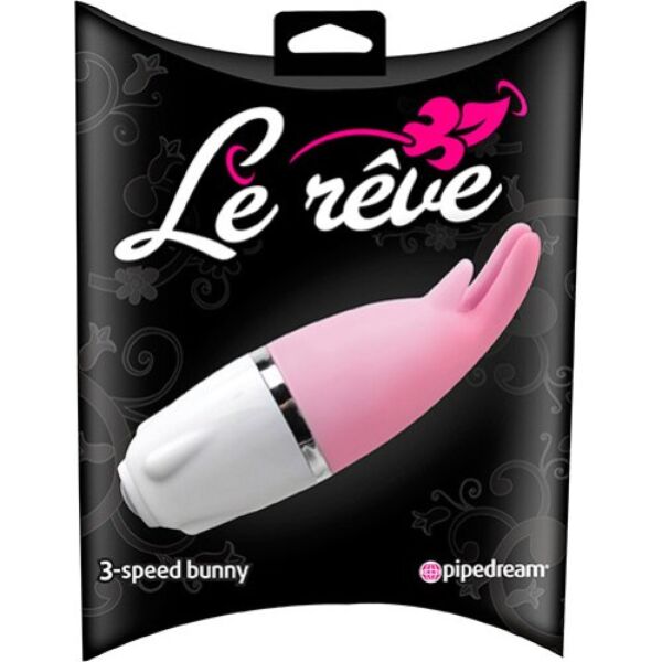 Pipedream Le Reve 3 Speed Bunny rose avec stimulateur clitoridien en forme de lapin