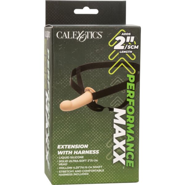 Gaine pénienne CalExotics Performance Maxx avec son harnais à sangles