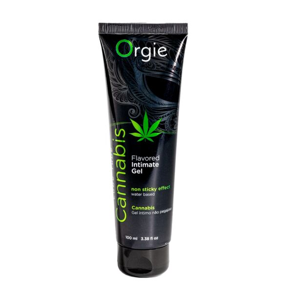 Tube de lubrifiant Orgie Lube Tube Cannabis de 100 ml