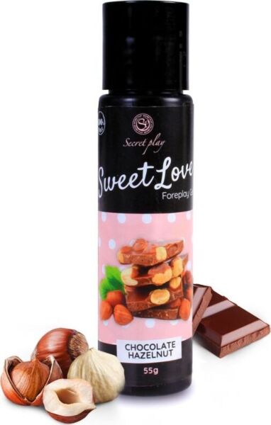 Gel lubrifiant comestible Secret Play Sweet Love en flacon de 60 ml