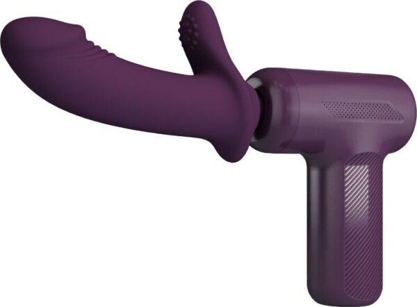 Masseur pistolet Pretty Love BW-055028 de couleur violette