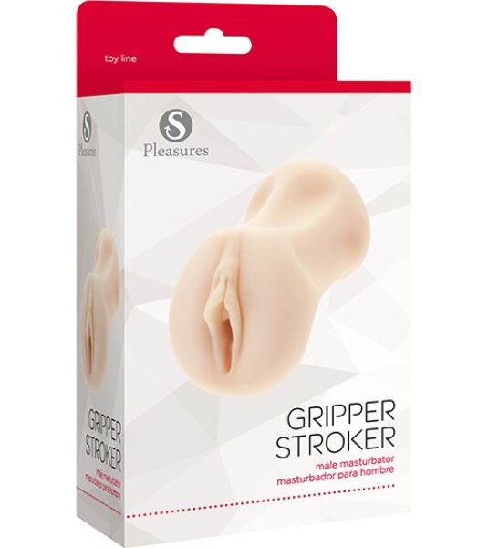 Masturbateur S Pleasures Gripper Stroker de couleur vanille