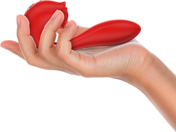 Stimulateur clitoridien MIA Selena en forme de rose rouge