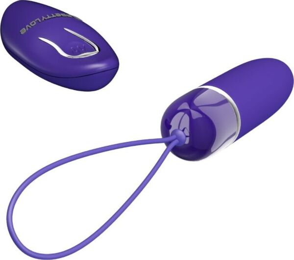 Mini-vibromasseur Pretty Love Darlene violet avec télécommande