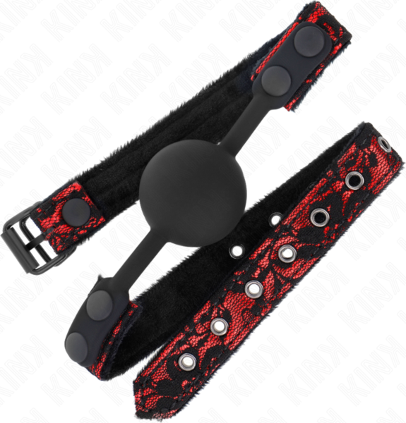 Bâillon boule Kink en silicone de 4 cm