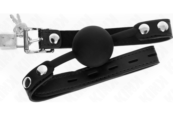 Bâillon boule Kink Modèle 1 avec cadenas