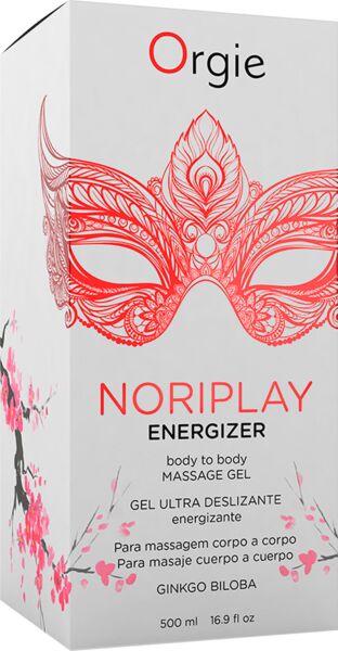 Flacon de 500 ml du gel de massage Nuru Orgie Noriplay Energizer