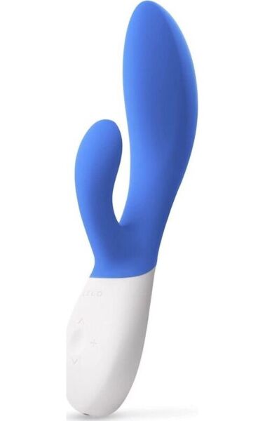 Vibromasseur rabbit LELO Ina Wave 2, avec sa tige et son bras pour le clitoris