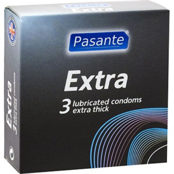 Boîte de 3 préservatifs Pasante Extra Safe