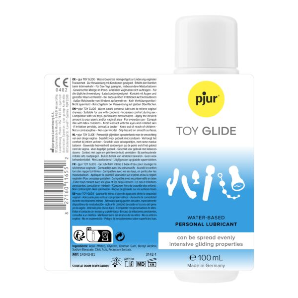 Flacon de lubrifiant pjur Toy Glide de 100 ml