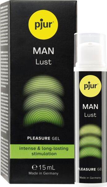 Flacon de 15 ml du gel stimulant pjur MAN Lust