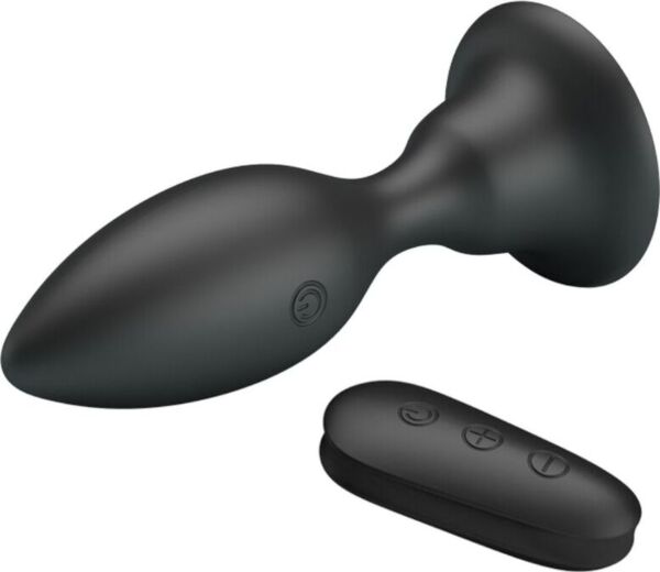 Plug anal Mr Play en silicone, vibrant, avec télécommande