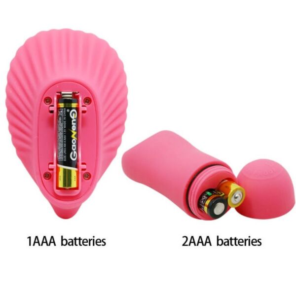 Vibromasseur Pretty Love BI-014368W en silicone rouge foncé, avec sa télécommande sans fil