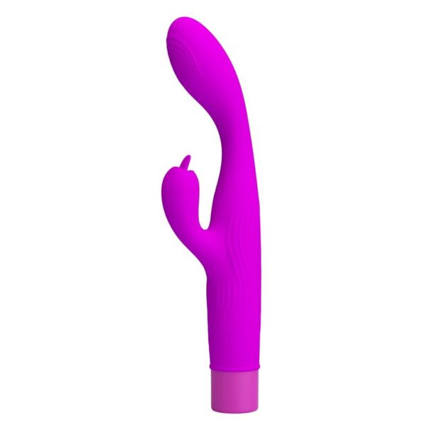 Vibromasseur à double stimulation Pretty Love Jene de couleur violette