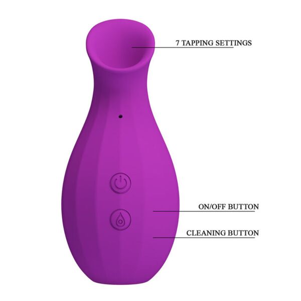 Stimulateur clitoridien à succion Pretty Love Magic Bottle, violet et en forme de bouteille