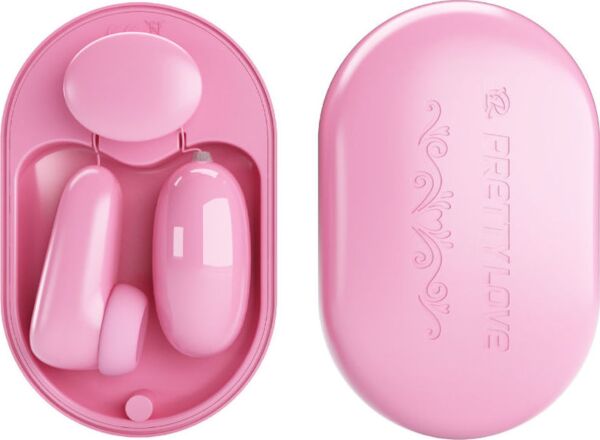 Mini-vibromasseur Pretty Love Magic Box avec son stimulateur à tapotement et sa télécommande filaire