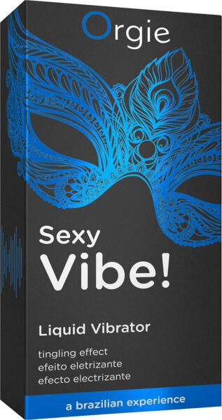Flacon de gel stimulant Orgie Sexy Vibe! Liquid Vibrator, 15 ml
