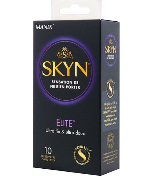 Boîte de 10 préservatifs SKYN Elite