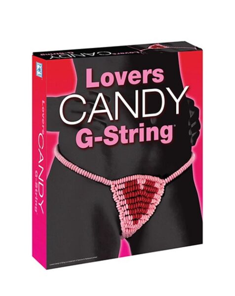 String comestible en caramel Spencer & Fleetwood Candy Lovers en forme de cœur