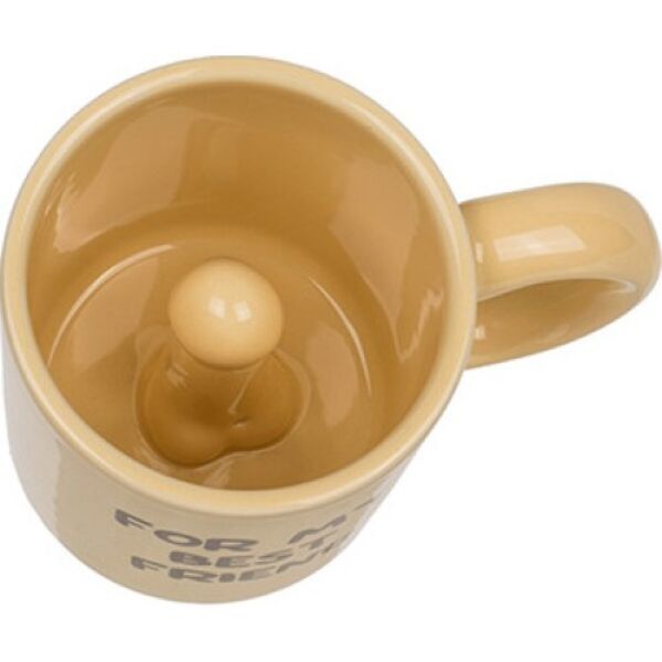 Tasse For My Best Friend d'Out Of The Blue, en céramique couleur vanille