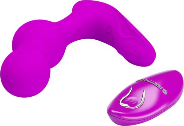 Vibromasseur anal Pretty Love BI-040156W avec sa télécommande