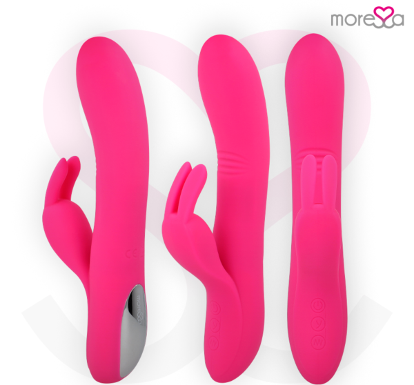 Vibromasseur rabbit Moressa Ethan avec son lapin pour le clitoris