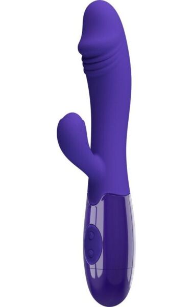 Vibromasseur violet Pretty Love Snappy Youth au design incurvé pour le point G et le clitoris