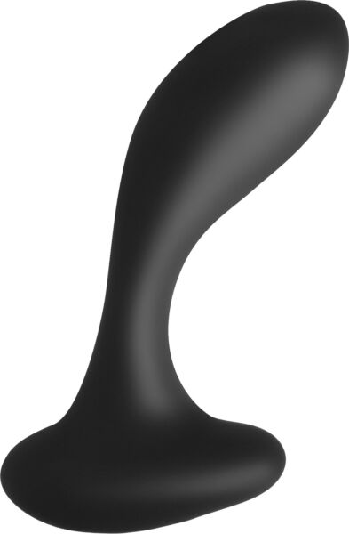 Masseur de prostate S Pleasures Eazy Black, de couleur noire, avec sa télécommande
