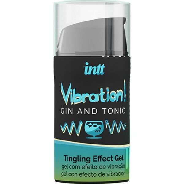 Gel stimulant INTT Vibration, flacon de 15 ml avec doseur