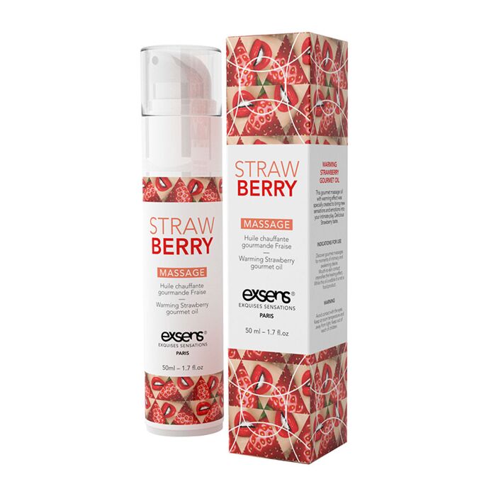WARMING GOURMET MASSAGE  OIL STRAWBERRY 50ML