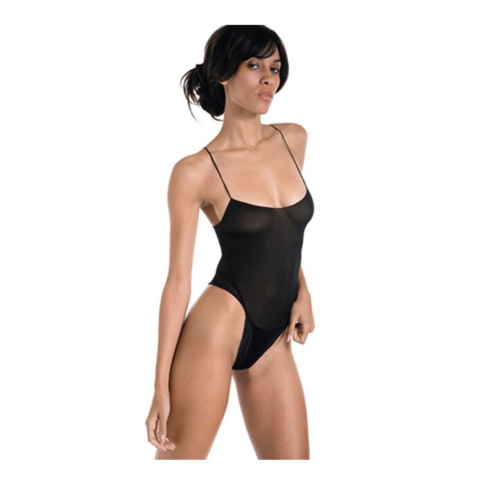 BODY CORTO XXL  TIRANTES  NEGRO