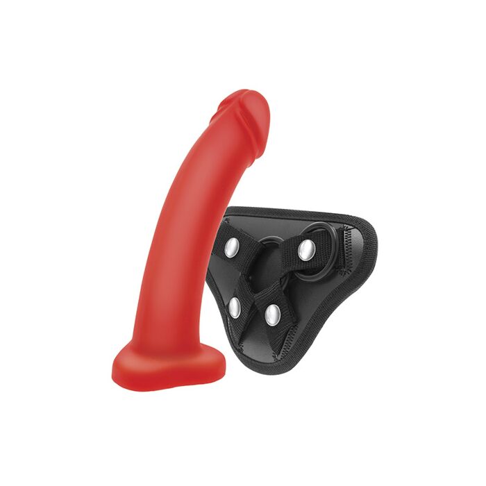 Semirealist Harness+Dildo Red Semirealist Harness+Dildo Red