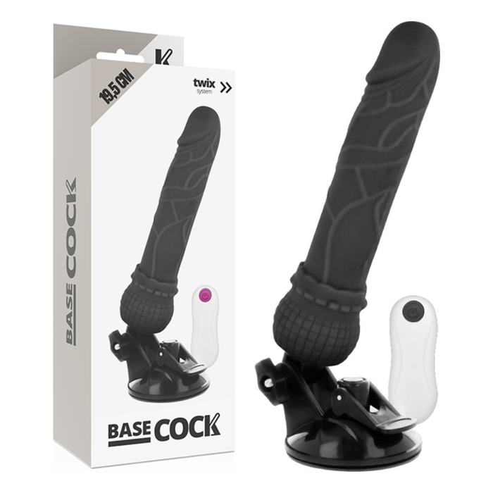 BASECOCK VIBRADOR REALÍSTICO CONTROL REMOTO 19.5 CM O 4 CM BASECOCK VIBRADOR REALÍSTICO CONTROL REMOTO 19.5 CM O 4 CM