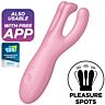 Vibrateur Satisfyer Threesome 4 Rose - 3 moteurs puissants