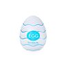 Masturbateur Tenga EGG WAVY avec textures ondulées