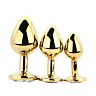 Butt Plug Toosh Set de 3 avec base ornée