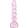 Dildo S Pleasures Crystal VENUS avec grip en cœur