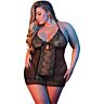 Ensemble sexy Loviux Chemise & G-Set Black L/XL