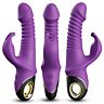 Vibrateur Rabbit ARMONY ZING avec thrusting et vibrations