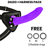 Harnais avec dildo DELTACLUB 20 cm