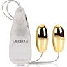 Balles vibrantes CALEXOTICS DUO GOLD pour une stimulation sensuelle