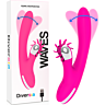 Vibrateur DIVERSIA Bunny Waves 24 cm avec stimulation profonde