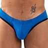 Slips BURN 018 BLUE SLIP S avec transparences et brillance