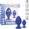 Plug anal CALEXOTICS Cheeky Plugs – Texture individuelle
